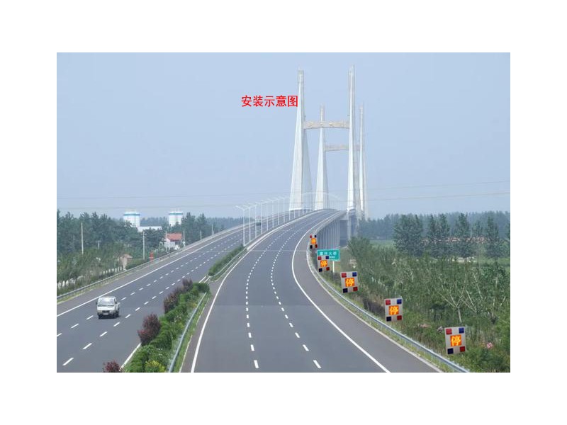 道路灾害预警系统装置 太阳能停字爆闪灯报价图2